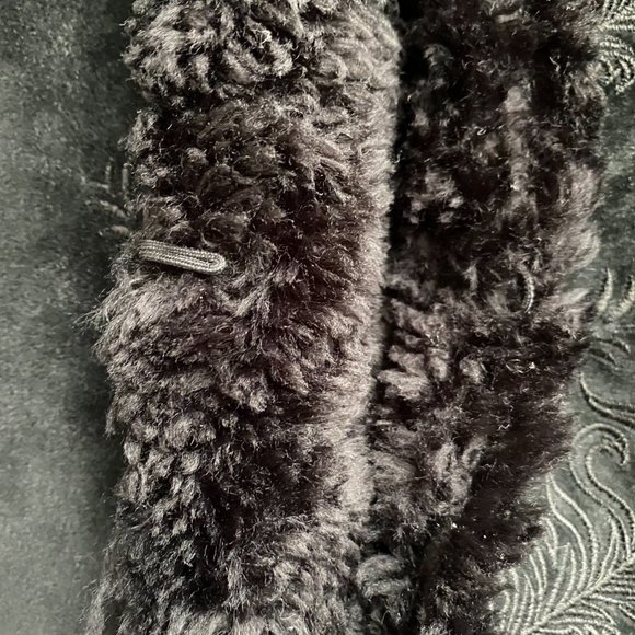 Express Black Leather Jacket Classic Style - Picture 15 of 16